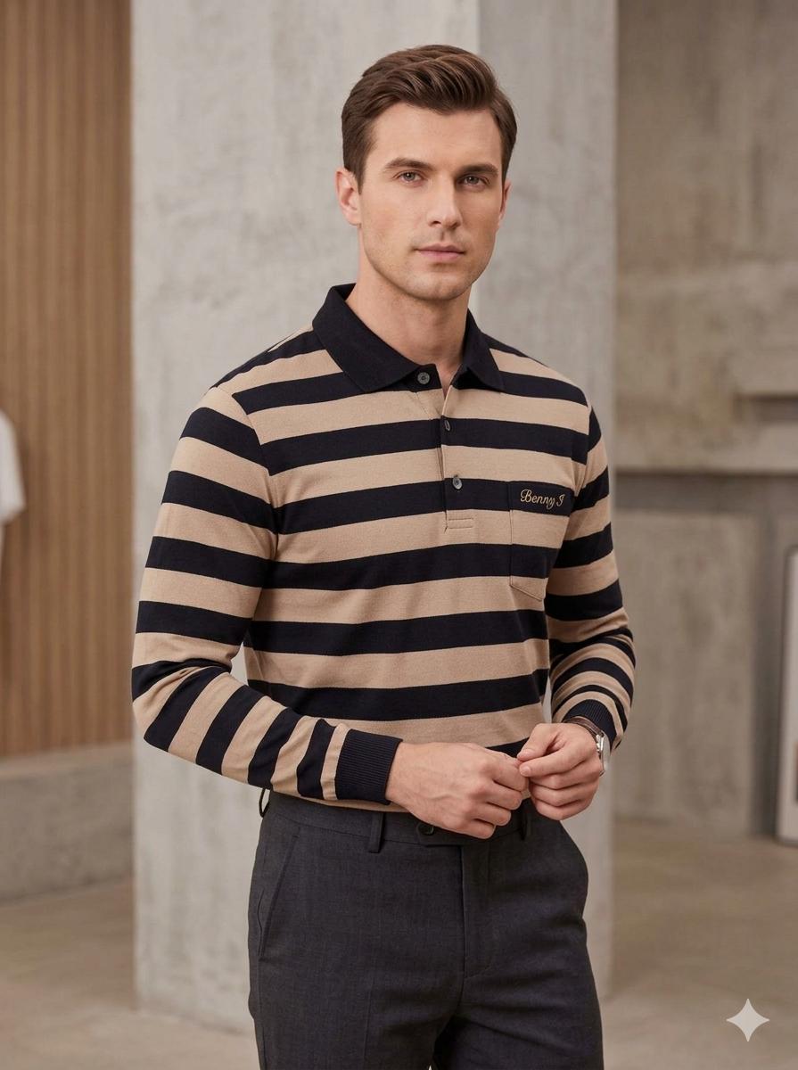Long sleeve golfer - Benny J