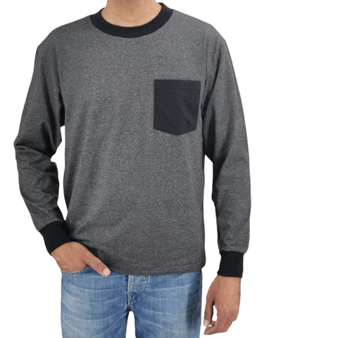 Premium Quality Adults Long Sleeve T -Shirt with Pocket(2) - Benny J