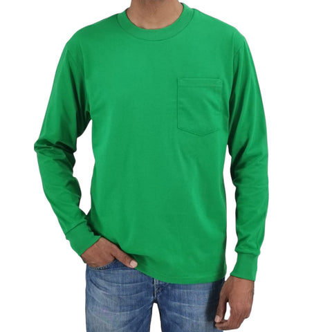 Premium Quality Adults Long Sleeve  Pocket T- Shirt (1) - Benny J