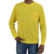 Premium Quality Adults Long Sleeve  Pocket T- Shirt (1) - Benny J
