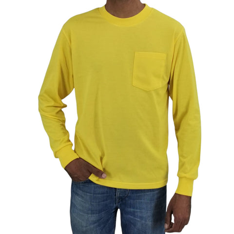 Premium Quality Adults Long Sleeve  Pocket T- Shirt (1) - Benny J