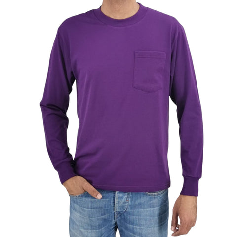 Premium Quality Adults Long Sleeve  Pocket T- Shirt (1) - Benny J