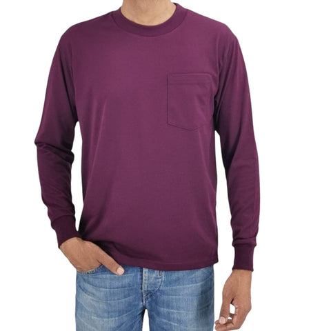Premium Quality Adults Long Sleeve  Pocket T- Shirt (1) - Benny J