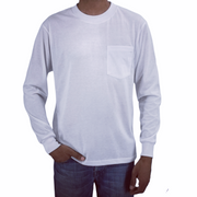 Premium Quality Adults Long Sleeve  Pocket T- Shirt (1) - Benny J