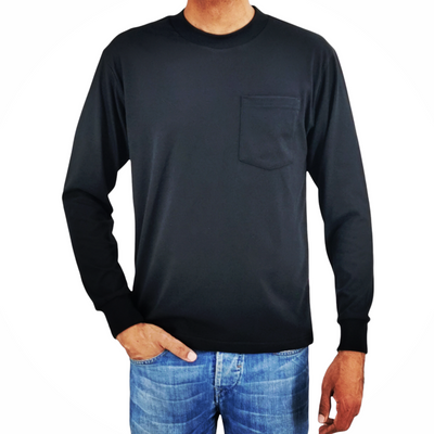 Premium Quality Adults Long Sleeve T -Shirt with Pocket(2) - Benny J