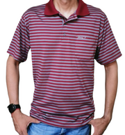 Luxury Adults Stripe Golfer with Pocket - Benny J