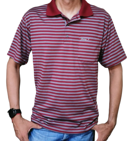 Luxury Adults Stripe Golfer with Pocket - Benny J