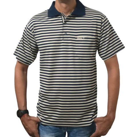 Luxury Adults Stripe Golfer with Pocket - Benny J